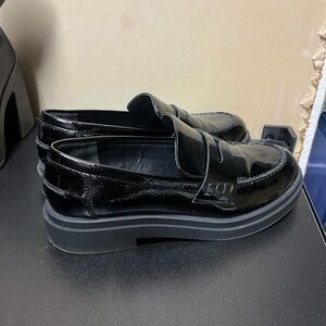 Jessica Simpson Shiny Black Loafers